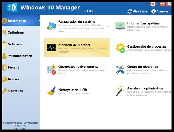 Yamicsoft Windows 10 Manager 3.9.2 Win x64 Multi Préactivé & Portable